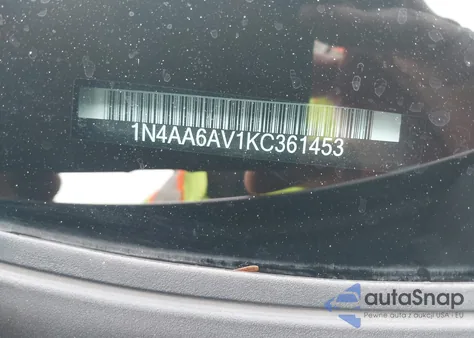 2019 Nissan Maxima S/Sl/Sr/Sv/Platinum из США, поврежденный, VIN 1N4AA6AV1KC361453